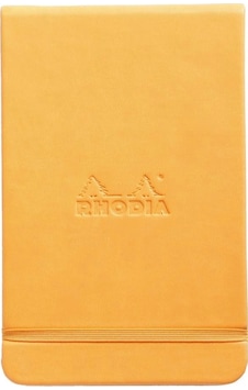 Rhodıa 90 140 Mm Çizgisiz Defter, Turuncu Sert Kapak + Çok Renkli
