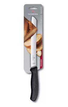 Victorinox 6.8633.21b 21cm Siyah Ekmek Bıçağı, Blisterli Paket