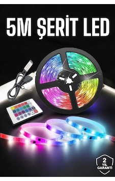 Led Işık 5 Metre Şerit Led Rgb Işıklı 70660329 Led Işık 5 Metre Şerit Led Rgb Işıklı 70660329