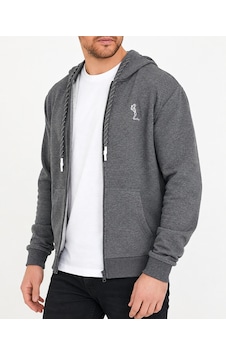 Polo State Erkek Antrasit Melanj Fermuarlı Kapüşonlu Regular Fit Sweatshirt Polo State Erkek Antrasit Melanj Fermuarlı Kapüşonlu Regular Fit Sweatshirt