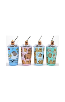 Capybara Figürlü Isı Muhafazalı Metal Pipetli Paslanmaz Çelik Kupa Alk4429 11 Capybara Figürlü Isı Muhafazalı Metal Pipetli Paslanmaz Çelik Kupa Alk4429 11