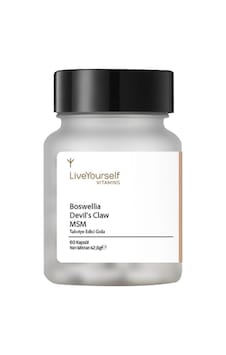 Liveyourself Boswellia Devil S Claw Msm Takviye Edici Gıda 60 Kapsül