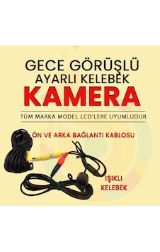 Carub Geri Görüş Kamerası Gece Görüşlü 12v Ayarlı Kelebek Carub Geri Görüş Kamerası Gece Görüşlü 12v Ayarlı Kelebek