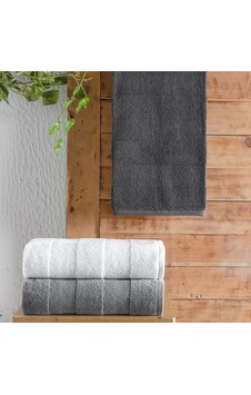 Schafer Home Solid Jakarlı Havlu 50x90-antrasit Antrasit Schafer Home Solid Jakarlı Havlu 50x90-antrasit Antrasit