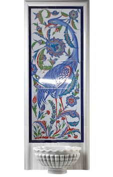 Armada Çini 40x100 Cm Ed 708 Sülünlü Eldekoru Çini Pano Armada Çini 40x100 Cm Ed 708 Sülünlü Eldekoru Çini Pano