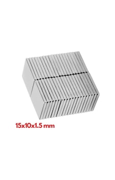 10 Adet 15x10x1.5 Mm Köşeli Neodyum Mıknatıs N35 Magnet Dayanıklı Nikel Kaplama Lisinya 10 Adet 15x10x1.5 Mm Köşeli Neodyum Mıknatıs N35 Magnet Dayanıklı Nikel Kaplama Lisinya