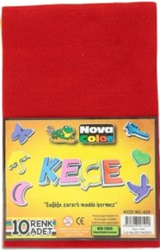 Nova Color Keçe 10 Renk Nova Color Keçe 10 Renk