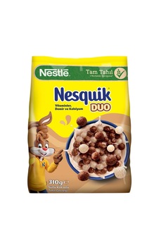 Nestlé Nesquik Duo Sütlü Kakaolu Buğday Ve Mısır Gevreği 310 G 4'li Avantaj Paketi Mıchu Nestlé Nesquik Duo Sütlü Kakaolu Buğday Ve Mısır Gevreği 310 G 4'li Avantaj Paketi Mıchu