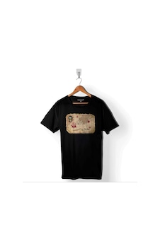 Pîrî Piri Reis Eski Dünya Haritası Kitab-ı Bahriye Baskılı Tişört Unisex T-shirt 001 Pîrî Piri Reis Eski Dünya Haritası Kitab-ı Bahriye Baskılı Tişört Unisex T-shirt 001