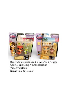 Sincap Kaplumbağa Ve Aslan Maymun 4 Lü Lps Miniş Oyuncaklar Aksesuarlı Koleksiyonluk