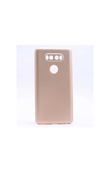 Lg V20 Kılıf Zore Premier Silikon Kılıf - Gold Lg V20 Kılıf Zore Premier Silikon Kılıf - Gold