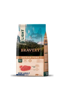 Bravery Tahılsız İberian Pork Light Küçük Irk Yetişkin Köpek Maması 2 KG Bravery Tahılsız İberian Pork Light Küçük Irk Yetişkin Köpek Maması 2 KG