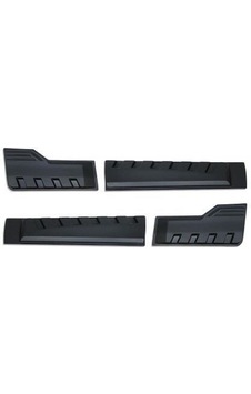 Isuzu D-max 2012 Set 4 Parça Kapı Kaplama Siyah Mat Asa Kum Desen Standart