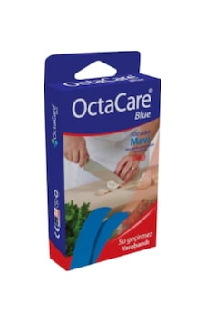Octacare Manyetik Yara Bandı 100 Adet Mavi Octacare Manyetik Yara Bandı 100 Adet Mavi