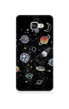 Samsung Galaxy A7 2016 Uyumlu Gezegenler Ve Güneş Sistemi Desenli Silikon Kılıf Samsung Galaxy A7 2016 Uyumlu Gezegenler Ve Güneş Sistemi Desenli Silikon Kılıf