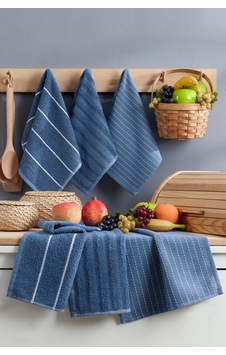 Conzaliza 30x50 Cm 6'lı Mutfak Havlusu - Lacivert Lacivert