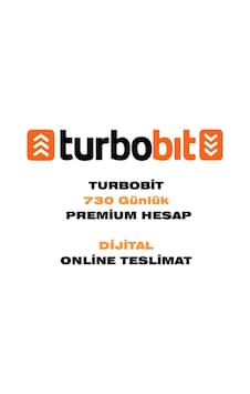 2 Yıl 730 Günlük Turbobit Premium Hesap