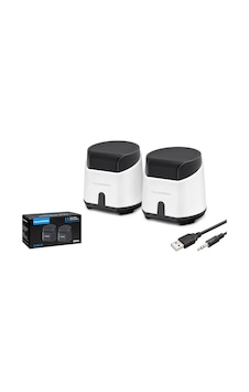 HADRON HD6024W SPEAKER PC BEYAZ 8.5*9*9 CM HADRON HD6024W SPEAKER PC BEYAZ 8.5*9*9 CM