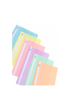 Pastel Renkler 6 Adet Telli Dosya Ultra Kaliteli Pastel Renkler 6 Adet Telli Dosya Ultra Kaliteli