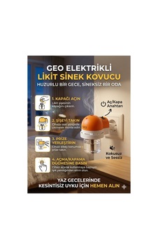 Sinek Kovucu Likit 60 Gece A Kalite Alman Ürünü Kokusuz