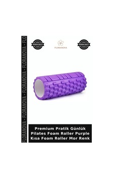 Premium Pratik Günlük Pilates Foam Roller Purple Kısa Foam Roller Mor Renk Premium Pratik Günlük Pilates Foam Roller Purple Kısa Foam Roller Mor Renk