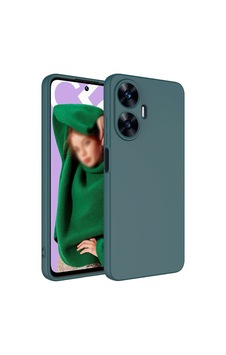 Realme C55 Kılıf Zore Mara Lansman Kapak-koyu Yeşil Realme C55 Kılıf Zore Mara Lansman Kapak-koyu Yeşil