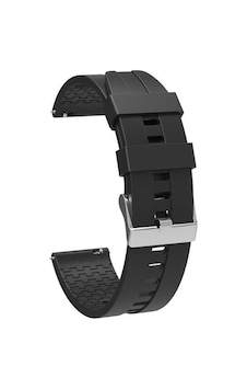 Huawei Watch Gt 3 42mm Uyumlu Krd-23 Silikon Kordon Siyah