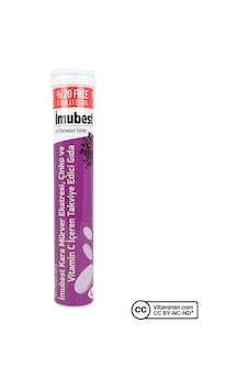 Imubest Sambucus Nigra Vitamin C + Çinko 24 Efervesan Tablet Ahududu Imubest Sambucus Nigra Vitamin C + Çinko 24 Efervesan Tablet Ahududu