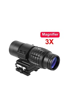 Magnifier 3x Yakınlaştırmalı Dürbün 22mm Ray Uyumlu, Katlanır Yaylı Ayaklı Siyah Magnifier 3x Yakınlaştırmalı Dürbün 22mm Ray Uyumlu, Katlanır Yaylı Ayaklı Siyah