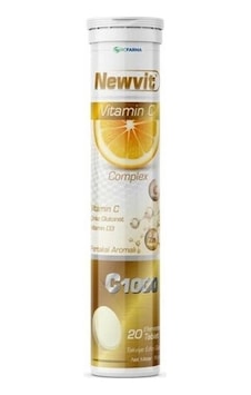 Newvit Vitamin C Complex 20 Efervesan Tablet Newvit Vitamin C Complex 20 Efervesan Tablet