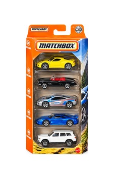 Matchbox Beşli Araba Seti Italian Roads Jjp29 Çok Renkli