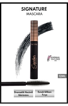Note Signature Hacim Ve Takma Kirpik Etkili Maskara - Ultra Siyah Ultra Black Note Signature Hacim Ve Takma Kirpik Etkili Maskara - Ultra Siyah Ultra Black