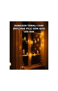 Ev Dekoru İçin Ramazan Led Işık Pilli Sıcak Sarı Cami Figürlü - Karbul9936-5190 Renkli Renkli Ev Dekoru İçin Ramazan Led Işık Pilli Sıcak Sarı Cami Figürlü - Karbul9936-5190 Renkli Renkli