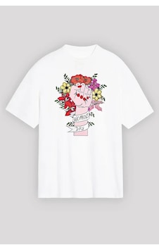 Defymoda 8 Mart Dünya Kadınlar Günü Baskılı Oversize Bisiklet Yaka T-shirt - Beyaz Defymoda 8 Mart Dünya Kadınlar Günü Baskılı Oversize Bisiklet Yaka T-shirt - Beyaz