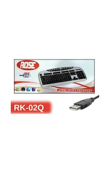Rose RK-02 Usb Kablolu Multimedya Q Klavye