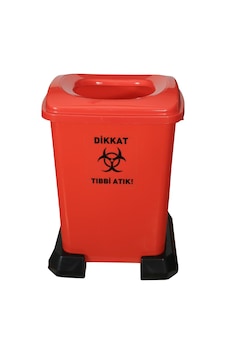 A Kalite Plastik Tıbbi Atık Çöp Konteyneri 50 Litre A Kalite Plastik Tıbbi Atık Çöp Konteyneri 50 Litre