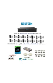 Neutron 2mp 16 Kameralı Gece Renkli Sesli Dış Ortam Ahd Full Kamera Seti 1tb Disk Neu-ab120-28-ca Neutron 2mp 16 Kameralı Gece Renkli Sesli Dış Ortam Ahd Full Kamera Seti 1tb Disk Neu-ab120-28-ca