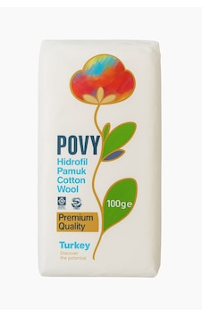 Povy Hidrofil Pamuk 100 Gram Povy Hidrofil Pamuk 100 Gram