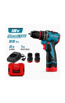 1046 Cat Power Kömürsüz Akülü Vidalama Li-ion 16v 2.0 Ah 1046 Cat Power Kömürsüz Akülü Vidalama Li-ion 16v 2.0 Ah