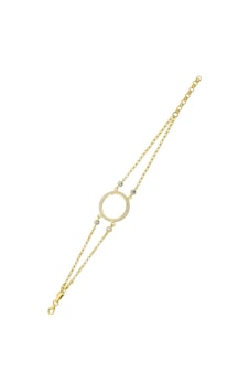 Gümüş Pazarım Çeyrek Altın İçin Çerçeveli Altın Kaplama Gümüş Bileklik Altın - Rose Gold Gümüş Pazarım Çeyrek Altın İçin Çerçeveli Altın Kaplama Gümüş Bileklik Altın - Rose Gold