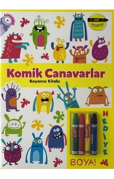Minik Ressamlar - Komik Canavarlar Boyama Kitabı- Doğan ve Egmont Yayıncılık Minik Ressamlar - Komik Canavarlar Boyama Kitabı- Doğan ve Egmont Yayıncılık