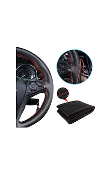 Renault Laguna 1 Deri Direksiyon Kılıfı Dikmeli Delikli Kırmızı Dikişli Siyah Renault Laguna 1 Deri Direksiyon Kılıfı Dikmeli Delikli Kırmızı Dikişli Siyah
