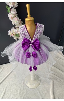 Mnk Baby & Kids Sırt Fiyonklu Kız Bebek Mevlütlük Elbise PNPN147 Mnk Baby & Kids Sırt Fiyonklu Kız Bebek Mevlütlük Elbise PNPN147