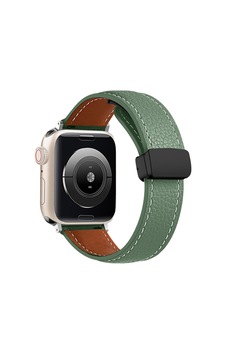 Apple Watch 38mm Uyumlu Kr414 Daks Deri Kordon - Koyu Yeşil Apple Watch 38mm Uyumlu Kr414 Daks Deri Kordon - Koyu Yeşil