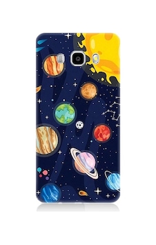 Samsung Galaxy J5 2016 Uyumlu Gezegenler Ve Yıldız Haritası Desenli Silikon Kılıf Samsung Galaxy J5 2016 Uyumlu Gezegenler Ve Yıldız Haritası Desenli Silikon Kılıf