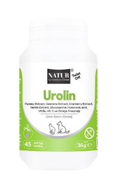 Natur Ürolin Twistoff Yeni 45 Kapsül Kedi Ve Köpek İdrar Yolu & Mesane Destek Takviyesi Cranberry, D-mannose & Gadg Natur Ürolin Twistoff Yeni 45 Kapsül Kedi Ve Köpek İdrar Yolu & Mesane Destek Takviyesi Cranberry, D-mannose & Gadg
