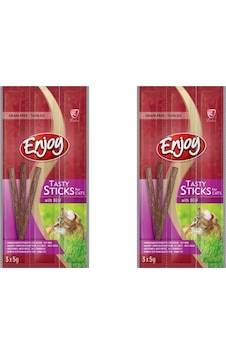 Enjoy Tasty Sticks Dana Etli Ödül Çubuğu 2'li 3 x 5 G