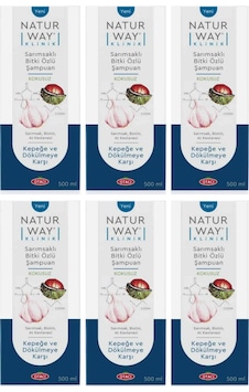 Naturway Klinik Sarımsaklı Bitki Özlü Şampuan 6 x 500 ML Naturway Klinik Sarımsaklı Bitki Özlü Şampuan 6 x 500 ML