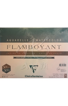 Clairefontaine Flamboyant Sulu Boya Blok 250G 24X32 Cm 10 Yaprak Clairefontaine Flamboyant Sulu Boya Blok 250G 24X32 Cm 10 Yaprak