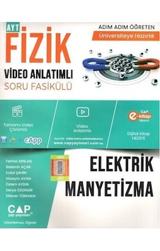 2025 Çap Fizik Elektrik Manyetizma Konu Anlatımlı Soru Bankası 2025 Çap Fizik Elektrik Manyetizma Konu Anlatımlı Soru Bankası